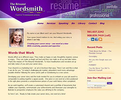 The Resume Wordsmith Website